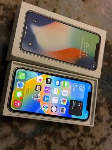 iphone 8 qırıq: IPhone X, 64 GB, Ağ — 4