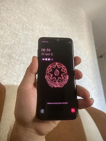 apple 5 s: Samsung Galaxy S8, 64 GB, rəng - Qara, Face ID — 1
