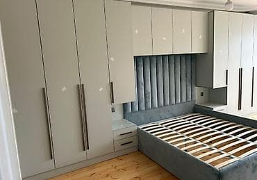 Yataq otağı üçün modern quraşdırılmış mebel dəsti - Dəst tərkibi: iri