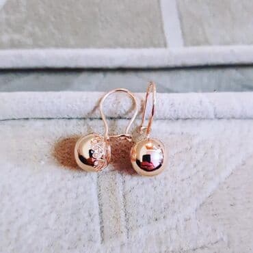 qaş sabitləyici: Sırğa, Sarı qızıl, 585 Əyar — 3