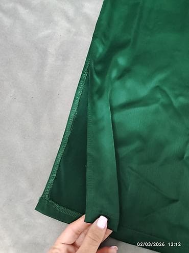 sirqa sekilleri: Zümrüd-yaşıl rəngdə qadın donu, bir dəfə geyinilib, qiymətdə — 3