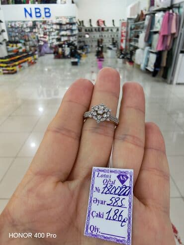 qızılların qiyməti: Üzük, Sarı qızıl, 585 Əyar — 2