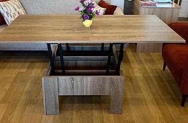 divan tap az: Kvadrat masa, Açılmayan, Təkərsiz, Teksturalı laminat — 5