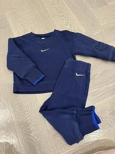 yaz basanoşkalar: Uşaq idman dəsti – Nike - Model: sweatshirt və şalvardan ibarət iki — 1
