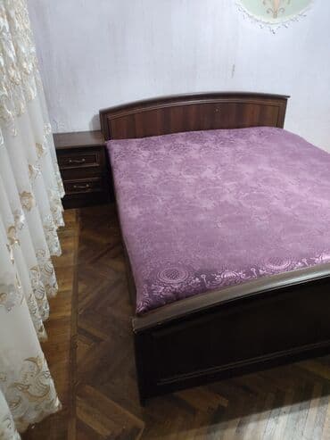 гарнитур для спальни: Двуспальная кровать, Тумба — 6