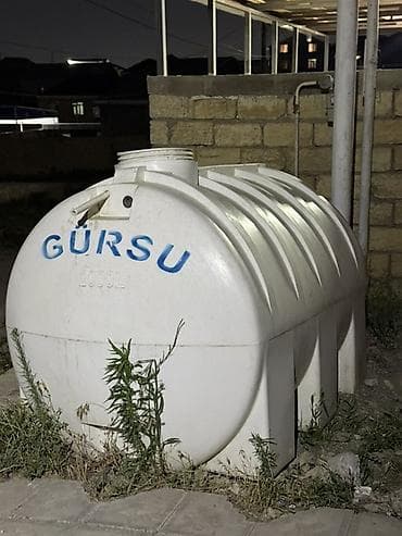 plasmas panel: GÜRSU su çəni – 2000 litr - Həcm: 2000 L (korpus üzərində qeyd — 1