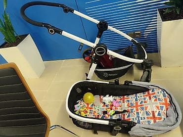 Аксессуары для колясок: Uşaq kalyaskasi satılır, çox funksiyalıdir, səliqəli istifadə olunub — 4