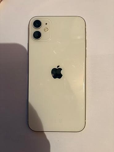 iphone 15 pro kreditlə: IPhone 11, Ağ, Face ID — 5