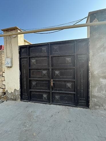 pakrival modelleri: Dəmir darvaza – ikitərəfli açılan, qapılı model - Material: qalın — 1