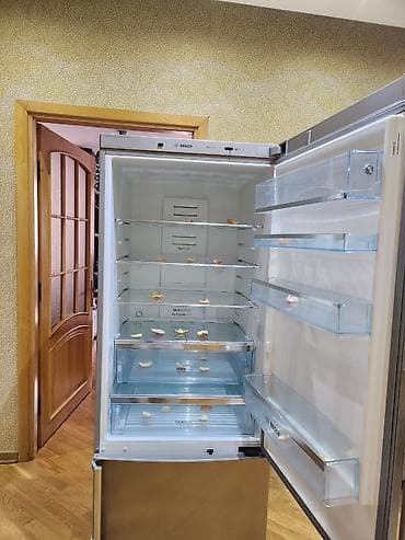 ayfon x satiram: 2 qapılı Bosch Soyuducu Satılır, rəng - Gümüşü — 2