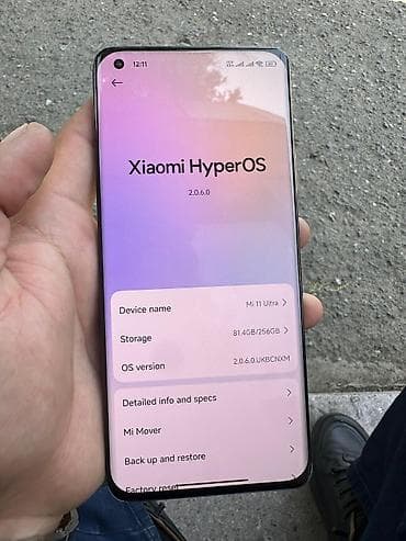 nar limitsiz internet: Xiaomi Mi 11, 256 GB, rəng - Qara, 
 Zəmanət, Sensor, Barmaq izi — 8
