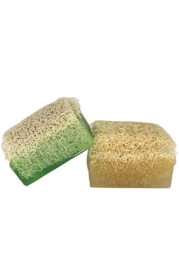 Toy paltarları və aksesuarları: Təbii lifli skrab sabunu Məhsul təsviri: - Sabun içində təbii lif — 2