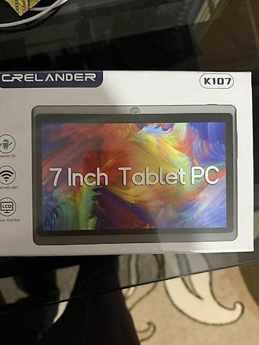 Digər planşetlər: CRELANDER K107 planşet – 7 düymlük Tablet PC - Ekran: 7" LCD — 2