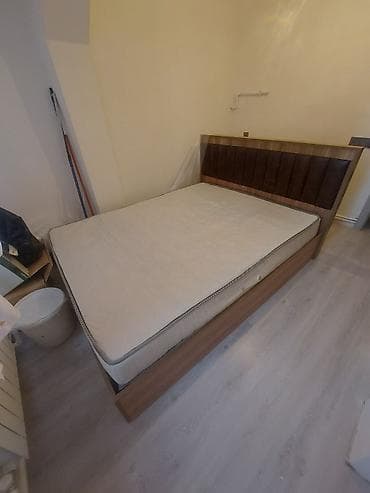 İkinəfərlik çarpayı, Bazalı, Matras ilə, Siyirməsiz