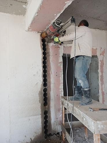 ağ qapı: Beton və daş kəsimi xidməti - Armaturlu beton, kolon, tavan və — 9