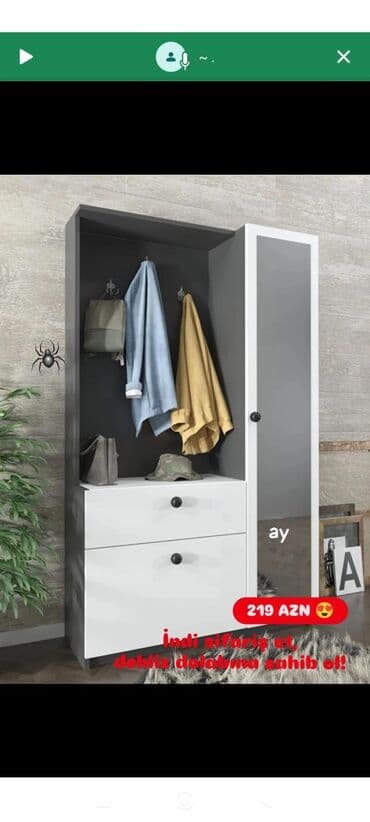 dolablar sumqayit: Yeni, Dəhliz dolabı — 1
