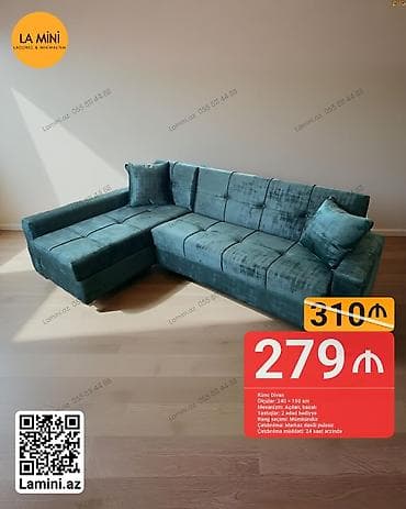 mini dolablar: Künc divan, Açılan, Bazalı, Parça, Şəhərdaxili pulsuz çatdırılma — 1