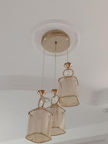 ulduz tavan: Çılçıraq, 3 lampa, Metal — 1