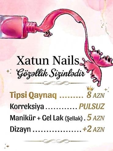 Xatun Nails – Gözəllik Sizinlədir Xidmətlər: - Tipsi qaynaq – 8 AZN - lalafo.az -da Xatun Nails – Gözəllik Sizinlədir Xidmətlər: - Tipsi qaynaq – 8 AZN -