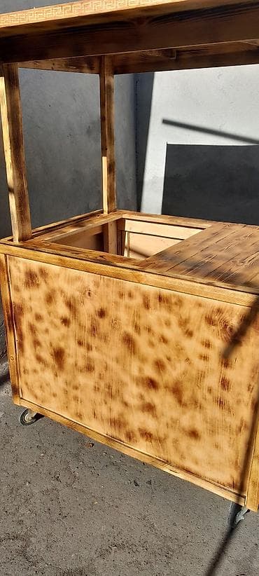 Оборудование для бизнеса: Taxta küçə satış köşkü Məhsul təsviri: - Material: yandırılma — 3