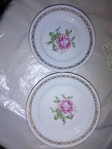 Boşqablar, 2 ədədli dəst, rəng - Ağ, Farfor — 3