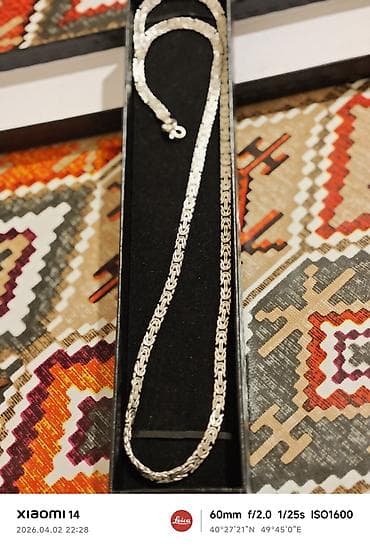 smart watch xs18: Boyunbağı, Gümüş, 17 g — 2