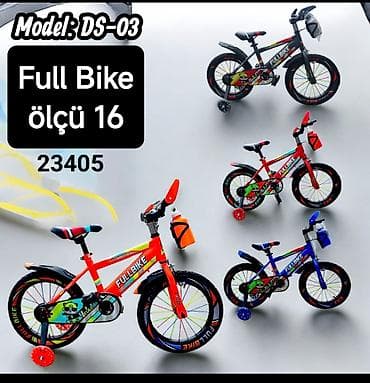 vesebet: Yeni İki təkərli Uşaq velosipedi 16", sürətlərin sayı: 1, Ödənişli çatdırılma — 9