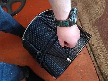 saz cantası: Alüminium gövdəli nağara (bass davul) və çantası - Çap: təxmini 18–20 — 5