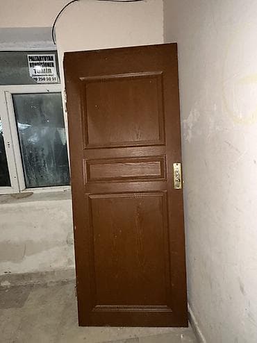 boyama seti: MDF iç qapılar dəsti – qəhvəyi rəngdə - Material: MDF (taxta — 2