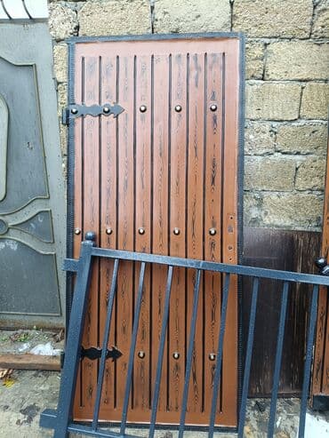 Metal məhsulları: Metal qapı dəsti - Material: polad/metal karkas - Qapı çərçivəsi — 2