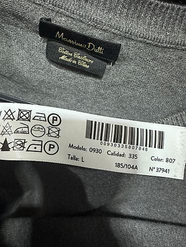 u s polo: Sviter, Massimo Dutti, L, rəng - Boz — 4