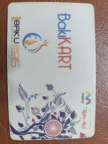 dollar hardan almaq olar: Məhsul: BakıKart – “Baku 2015 European Games” xüsusi dizaynlı — 1