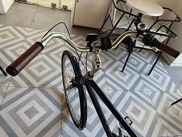 26 liq velosiped: Şəhər kruizer tipli velosiped - Rəng: tünd mavi (korpus), qəhvəyi — 8