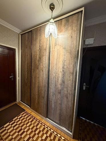 Новый, 3 двери, С колесиками, Коричневый, Купе, Прямой шкаф — 1