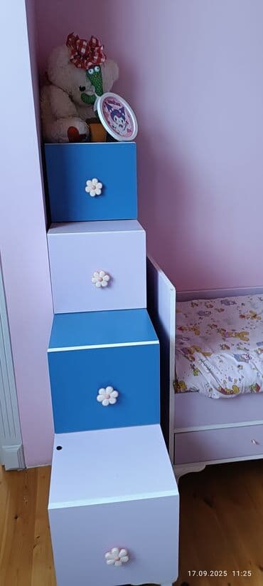 2 ci el yataq: İşlənmiş, Təknəfərlik çarpayı, Bazasız, Matras ilə, Siyirməli, Azərbaycan — 5