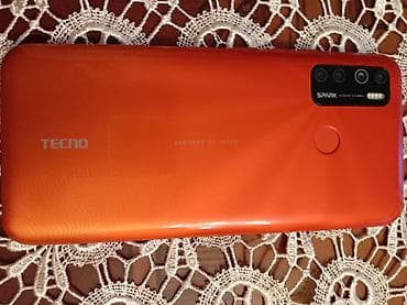 telefon 100: Tecno Spark, rəng - Narıncı, Barmaq izi — 2