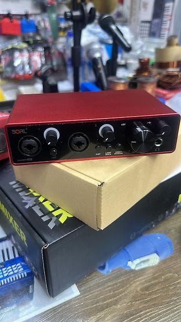 jbl: BORL Scarlett X2 USB Audio İnterfeys + Professional Mixer Məhsul — 7