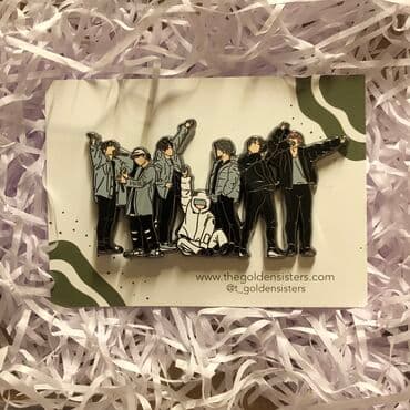 yuxuda yaxa sancağı görmək: Большие значки BTS — 1