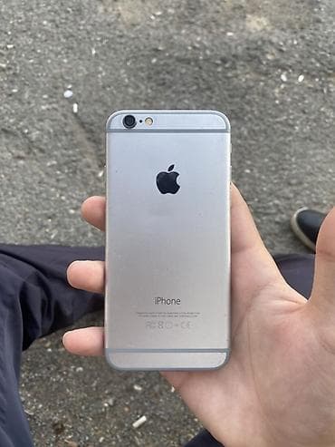 apple notebook: IPhone 6, 128 GB, Space Gray, Qırıq — 2