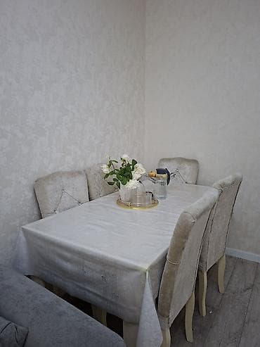 alt ust yataq: Mətbəx üçün, Dördbucaq masa, 4 stul — 2