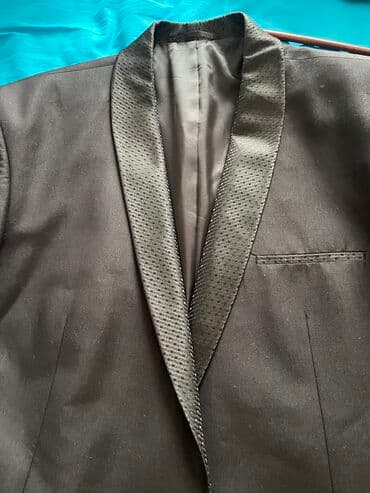 kişi ucun klassik qara kostyum: Bir defe geyinilib.XL olcudu — 6