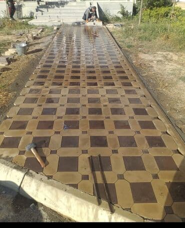 tek das: Trotuar (daş döşəmə) plitələri – geniş çeşid Məhsul: - Açıq sahələr — 36