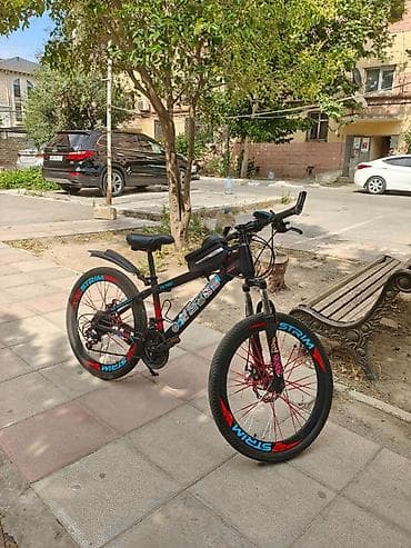 mini velosiped: Dağ tipli velosiped – 24” təkərlər, yüngül gövdə, şəhər və yüngül — 1
