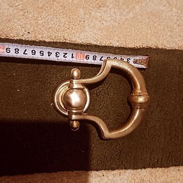 Furnitura və aksessuarlar: Misin qapı döyməsi (door knocker) - Material: bərk pirinç/metal — 4