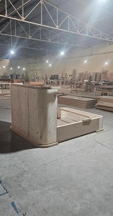 qara perde: Mebel dəsti – müasir dizaynlı çarpayı və tumbalar - Dizayn: Yumuşaq — 3