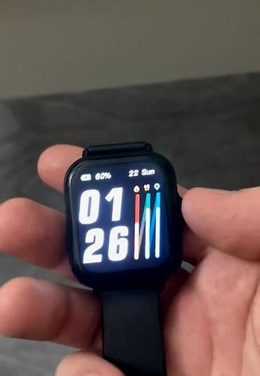 Kişi geyimləri: Smart saat + airpods dəsti Smart saat: - Kvadrat korpus, rəngli — 1