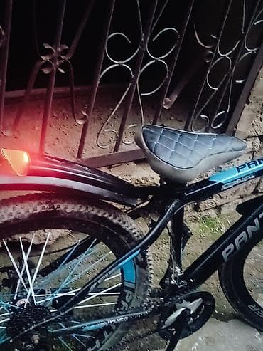 Şəhər velosipedləri: Panther dağ velosipedi - Rəng: qara-mavi dizayn, Panther loqolu — 8