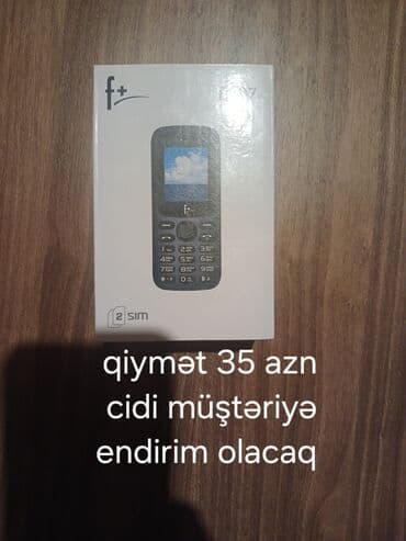 iphone 8 plus irşad: F+ düyməli mobil telefon - 2 SIM dəstəyi - Kiçik rəngli ekran - — 2