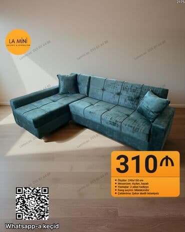 divan saloglu: Künc divan, Açılan, Bazalı, Şəhərdaxili pulsuz çatdırılma — 1