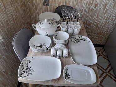 детский игровой набор щенячий патруль: Обеденный набор, цвет - Белый, Schafer, 6 персон — 5